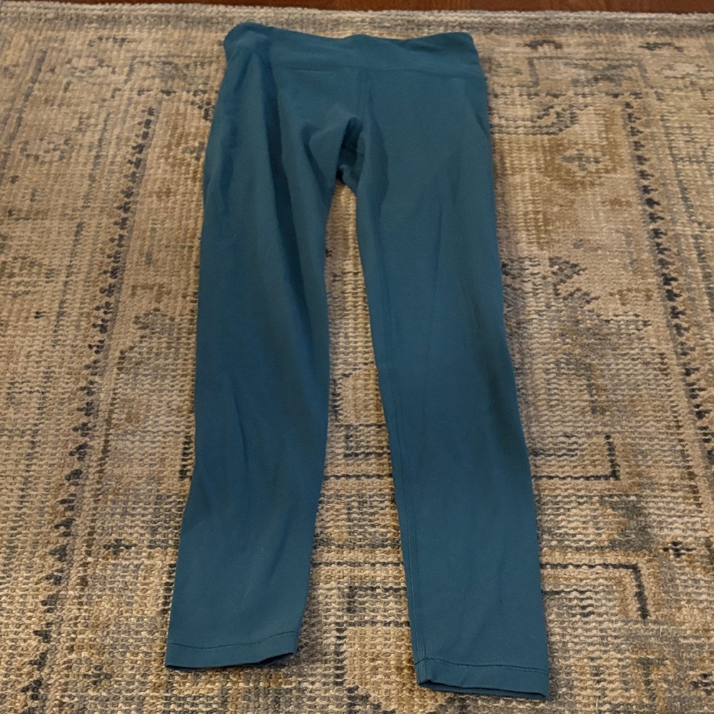 Athleta Teal Ankle Leggings